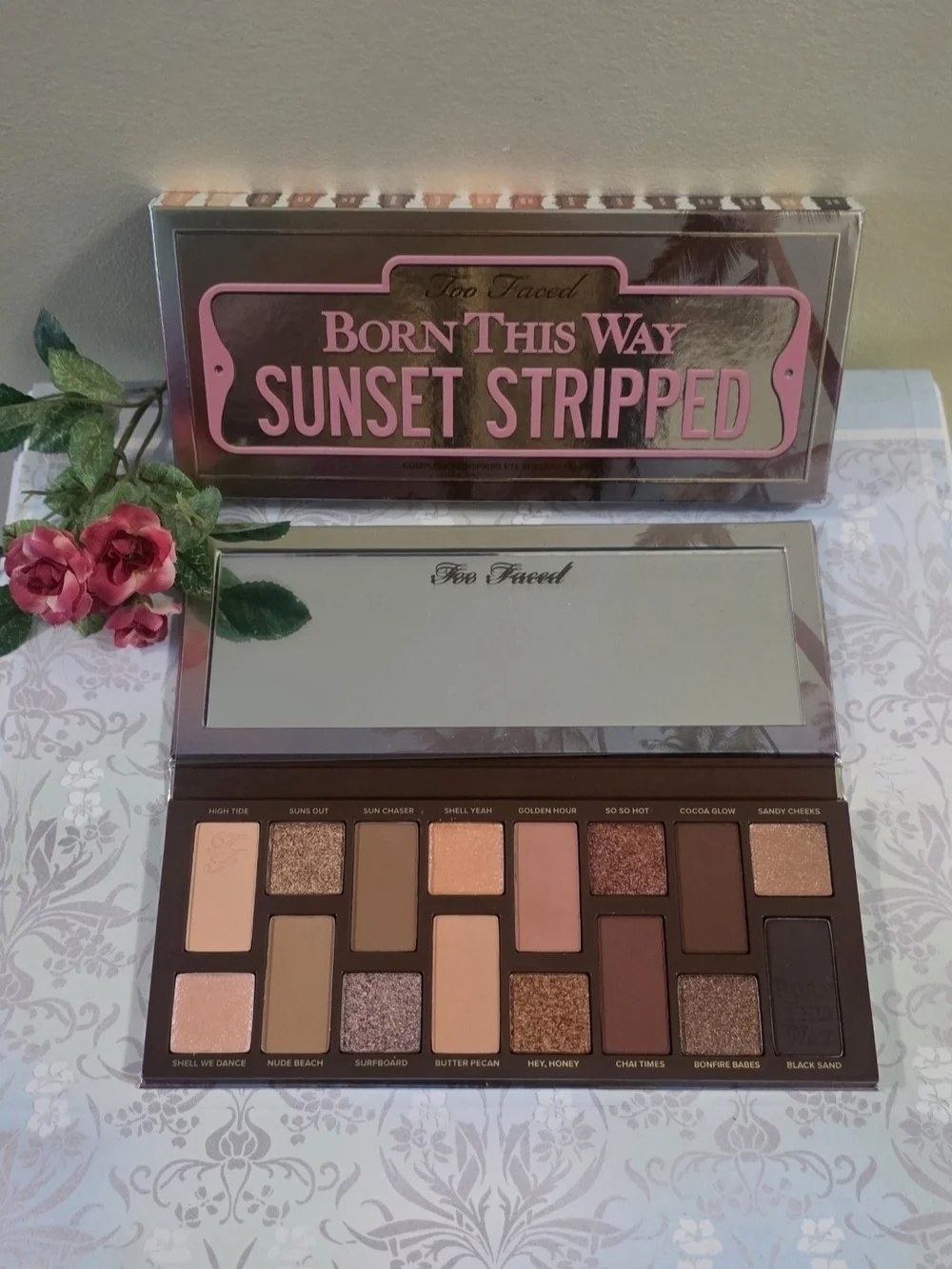 MSRP $58 BNIB Too Faced Sunset Stripped Palette!
